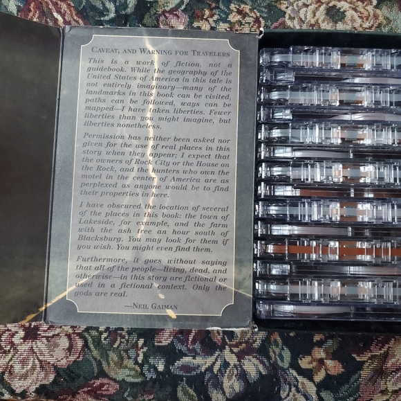 Neil Gaiman - American Gods: Audiobook Cassettes - Picture 6 of 6